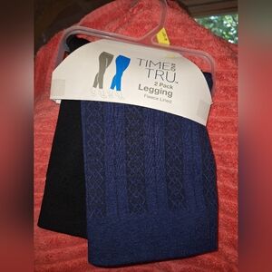 New Time and Tru, 2 pack leggings